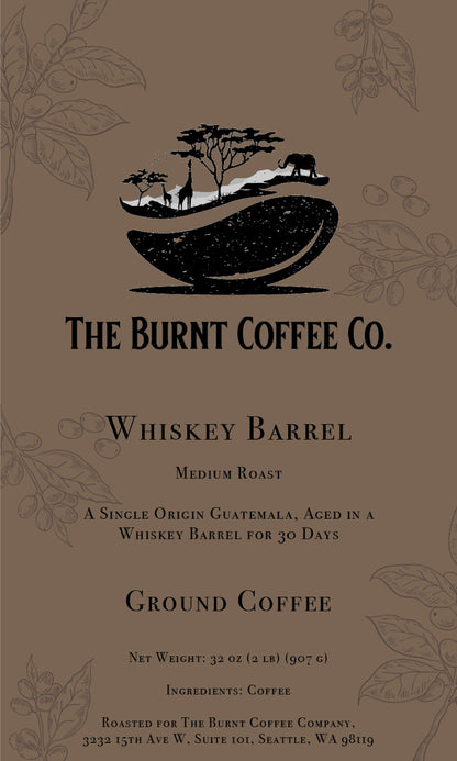 The Burnt Coffee Co. Whiskey barrel South American