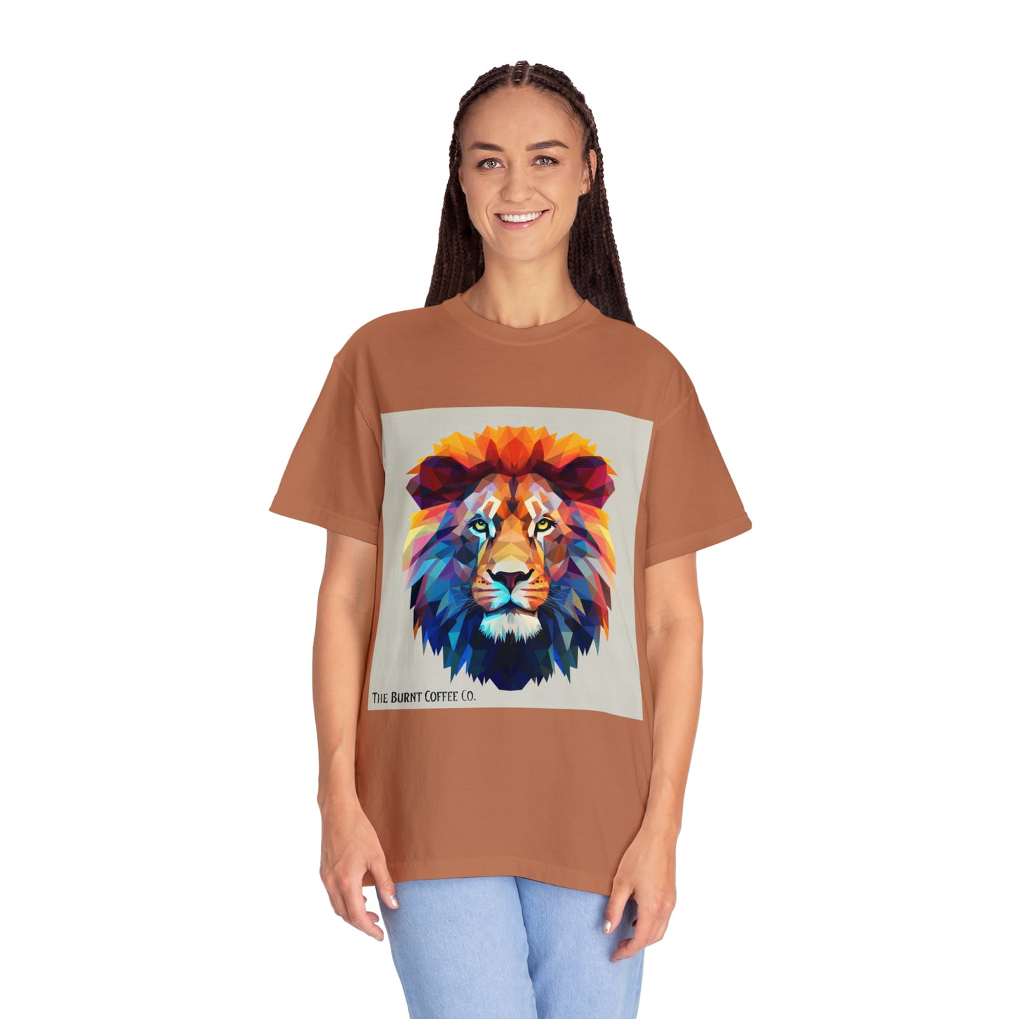 The Burnt Coffee Co. Colorful Lion T-shirt