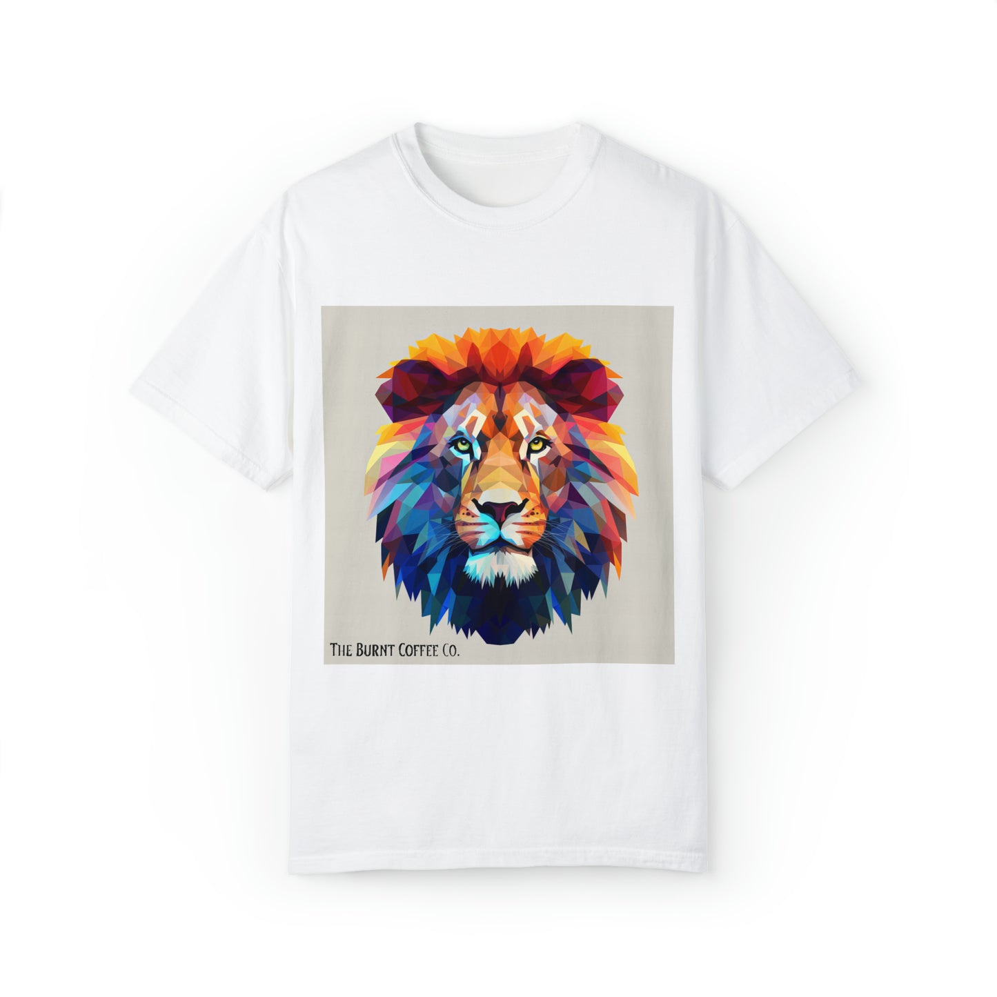 The Burnt Coffee Co. Colorful Lion T-shirt