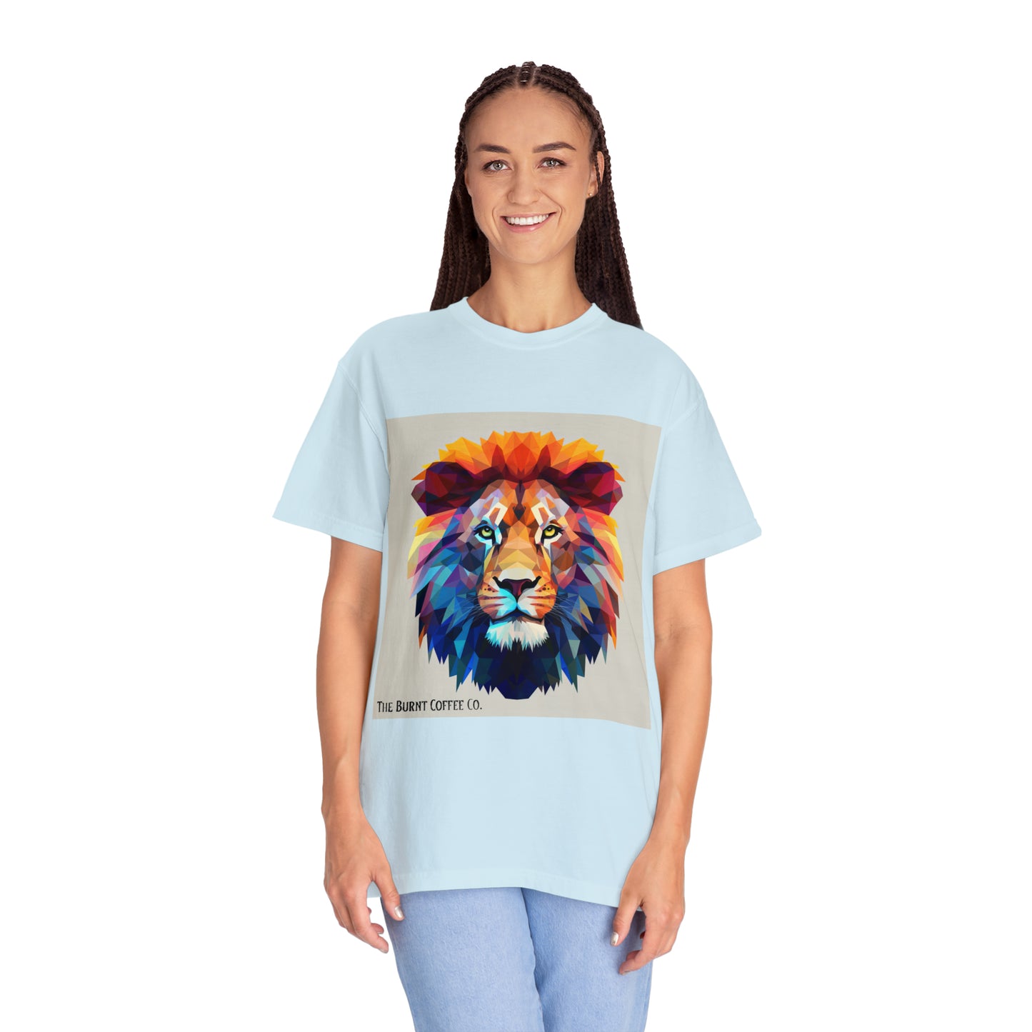 The Burnt Coffee Co. Colorful Lion T-shirt