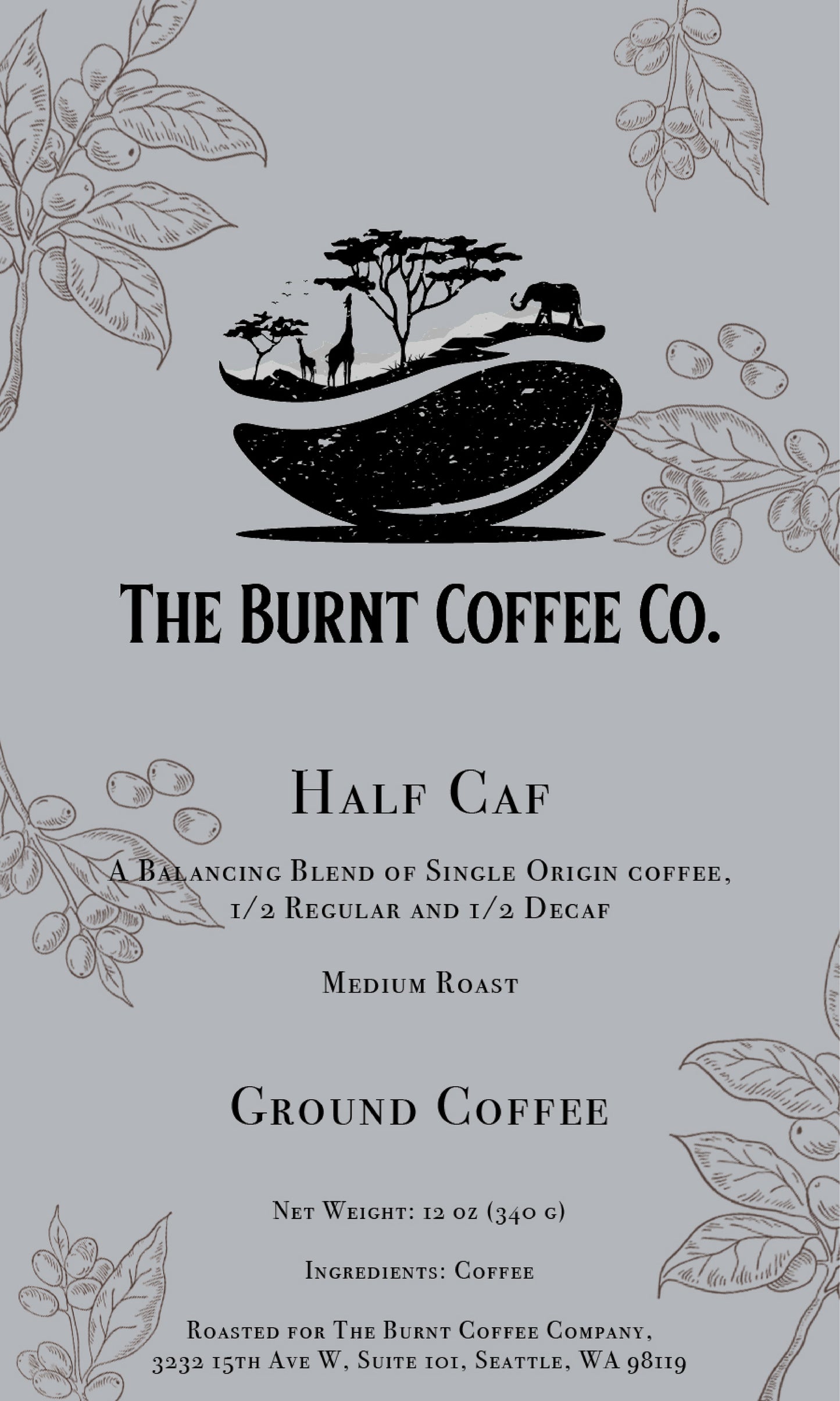 The Burnt Coffee Co. Half Caf