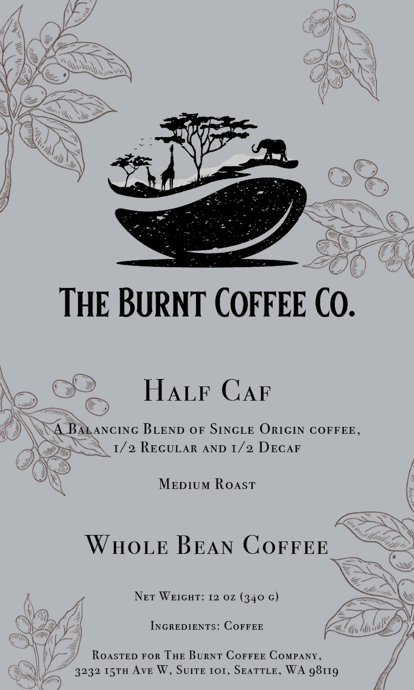 The Burnt Coffee Co. Half Caf