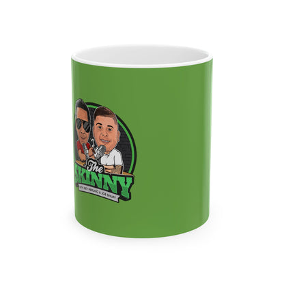 The Skinny Green Mug, (11oz, 15oz)