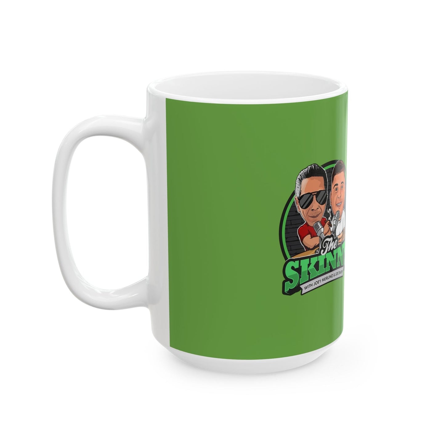 The Skinny Green Mug, (11oz, 15oz)