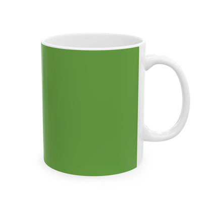 The Skinny Green Mug, (11oz, 15oz)