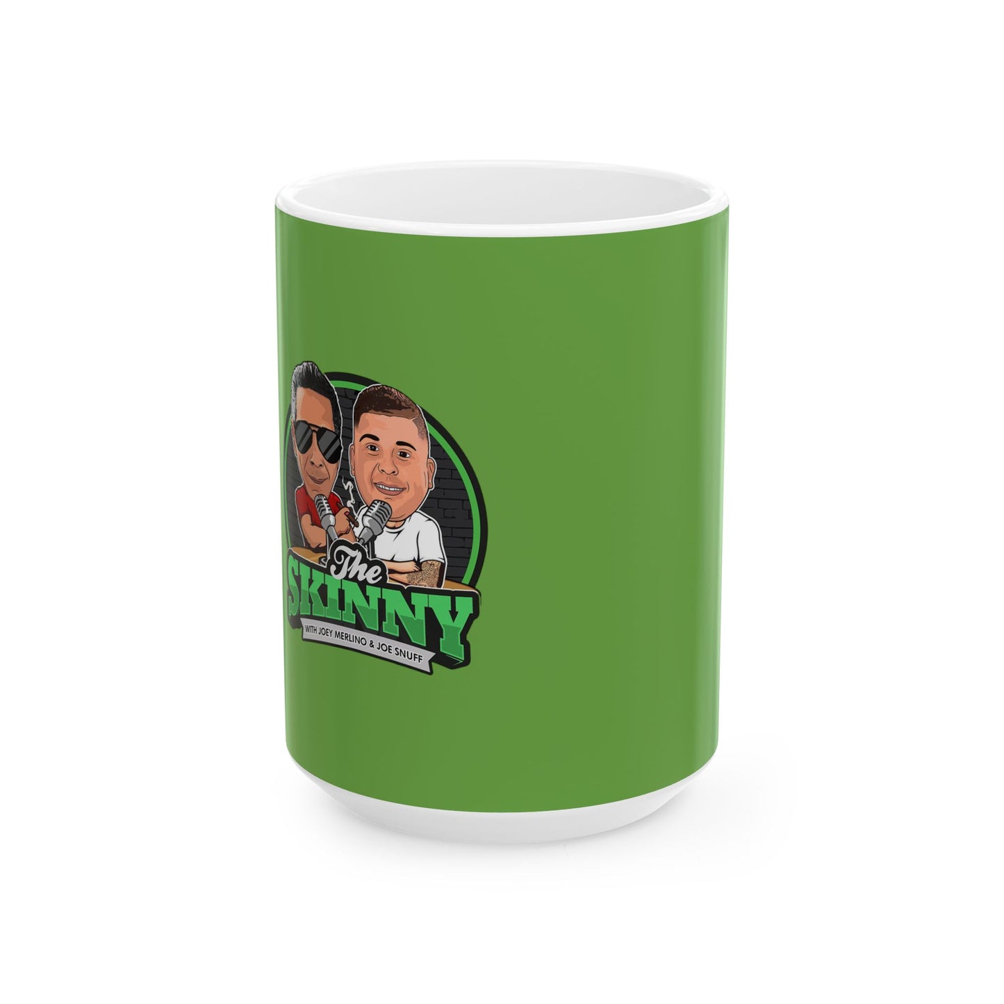 The Skinny Green Mug, (11oz, 15oz)