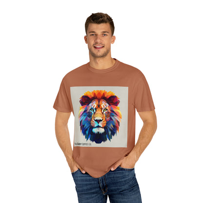 The Burnt Coffee Co. Colorful Lion T-shirt