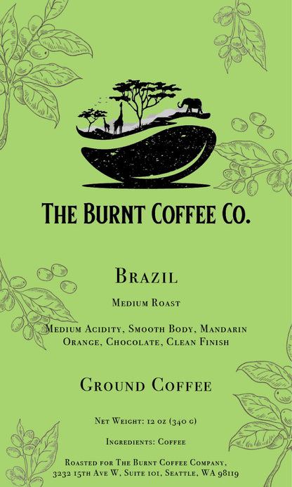 The Burnt Coffee Co. Brazil South America