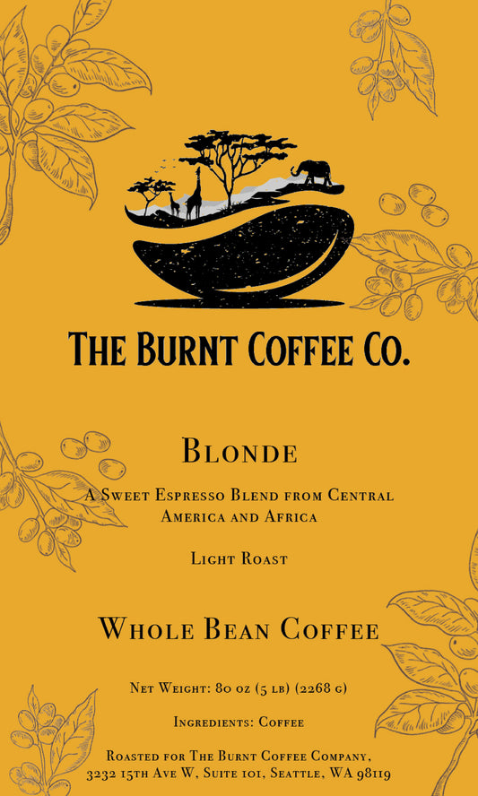 The Burnt Coffee Co. Blonde World Collection