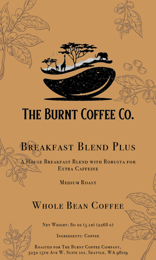 The Burnt Coffee Co. Breakfast Blend Plus