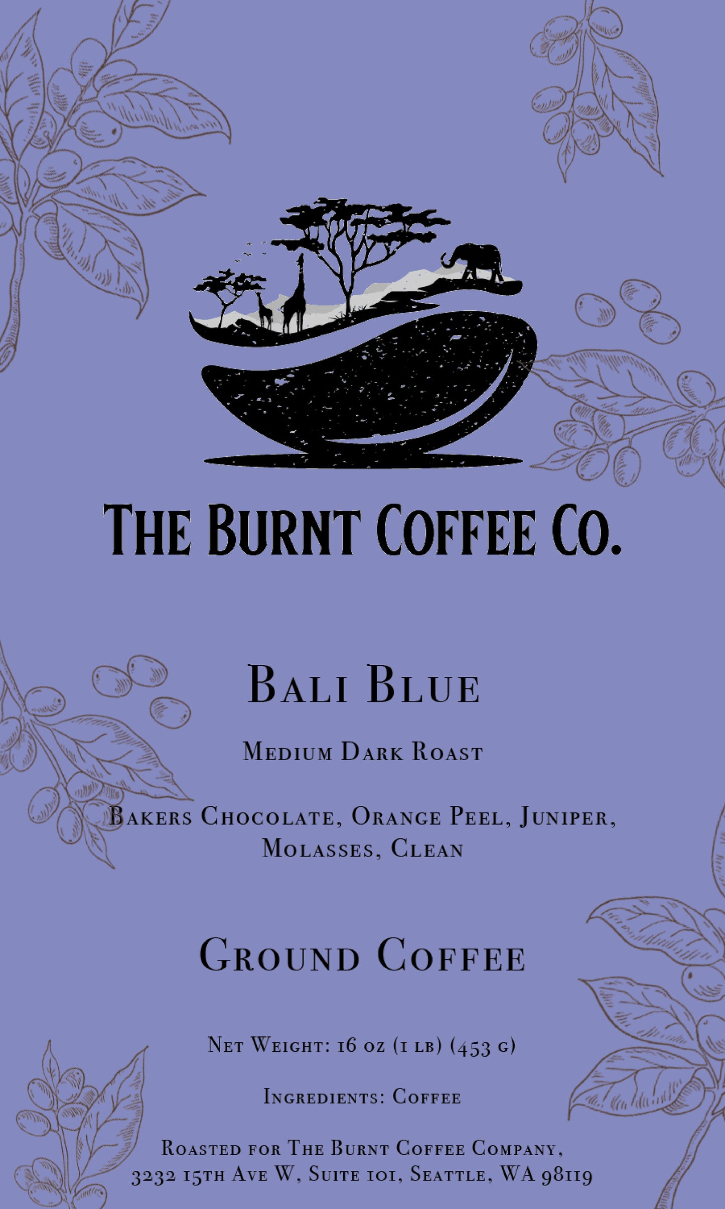 The Burnt Coffee Co. Bali Asia Blue