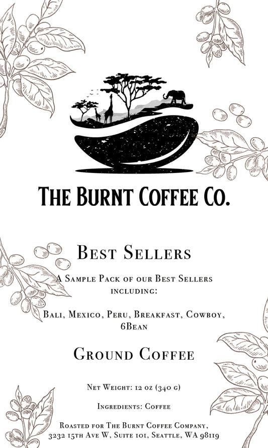 The Burnt Coffee Co. Best Sellers World Collection