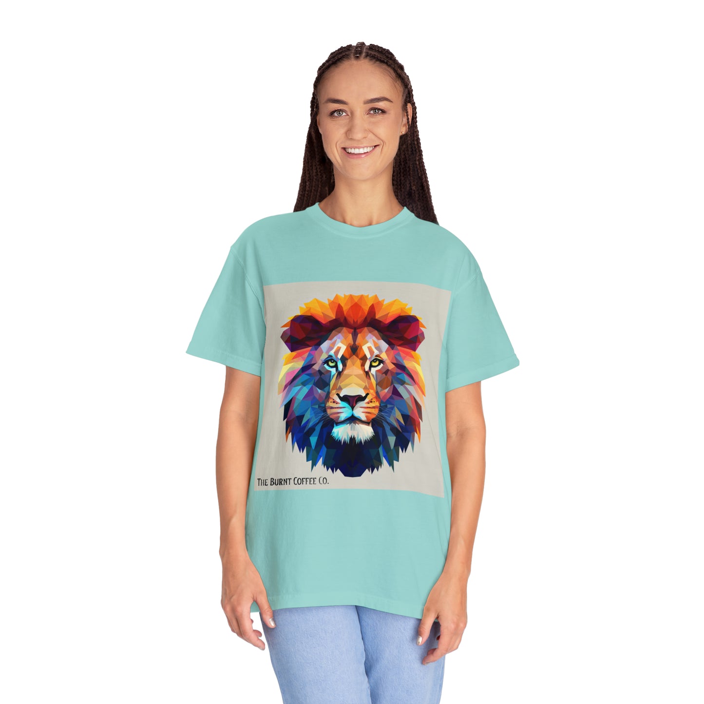 The Burnt Coffee Co. Colorful Lion T-shirt