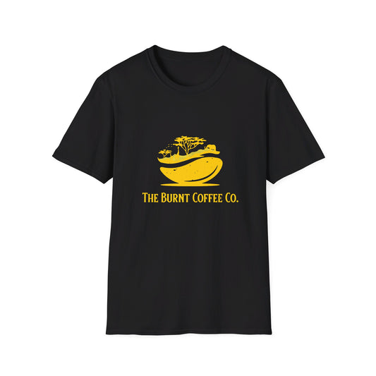 Gold The Burnt Coffee Co.  Logo Shirt