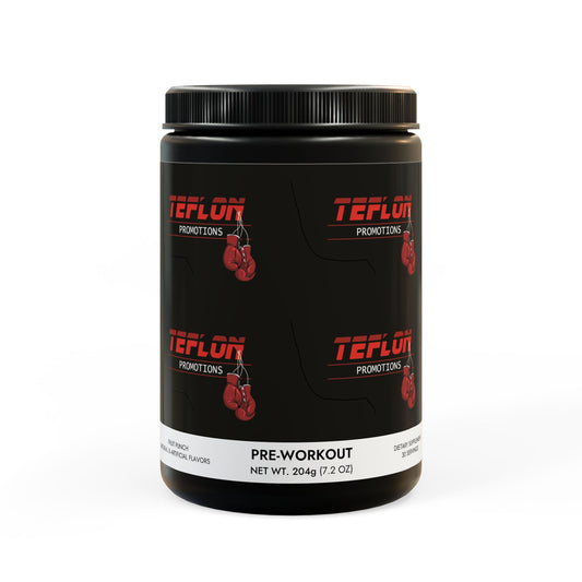 Pre-Workout Supplement, Fruit Punch (204g, 7.1oz) by Teflon Promotions