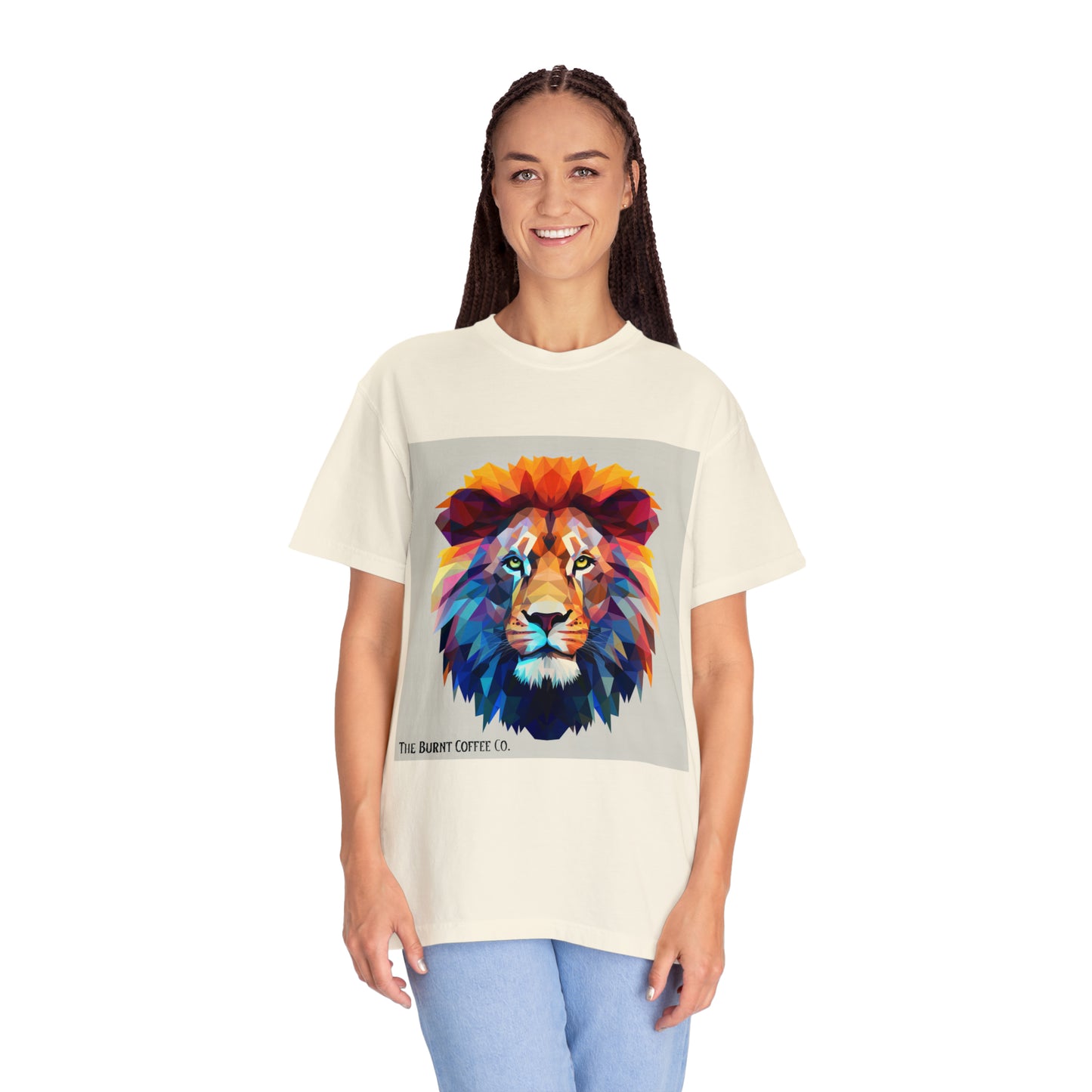 The Burnt Coffee Co. Colorful Lion T-shirt