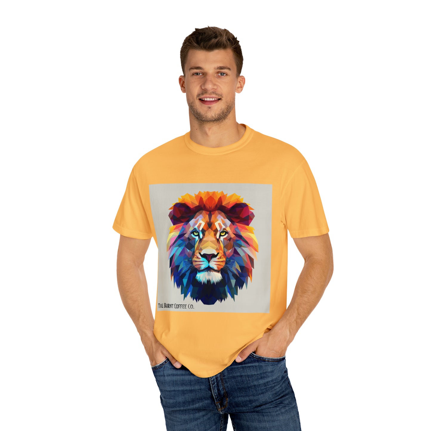 The Burnt Coffee Co. Colorful Lion T-shirt