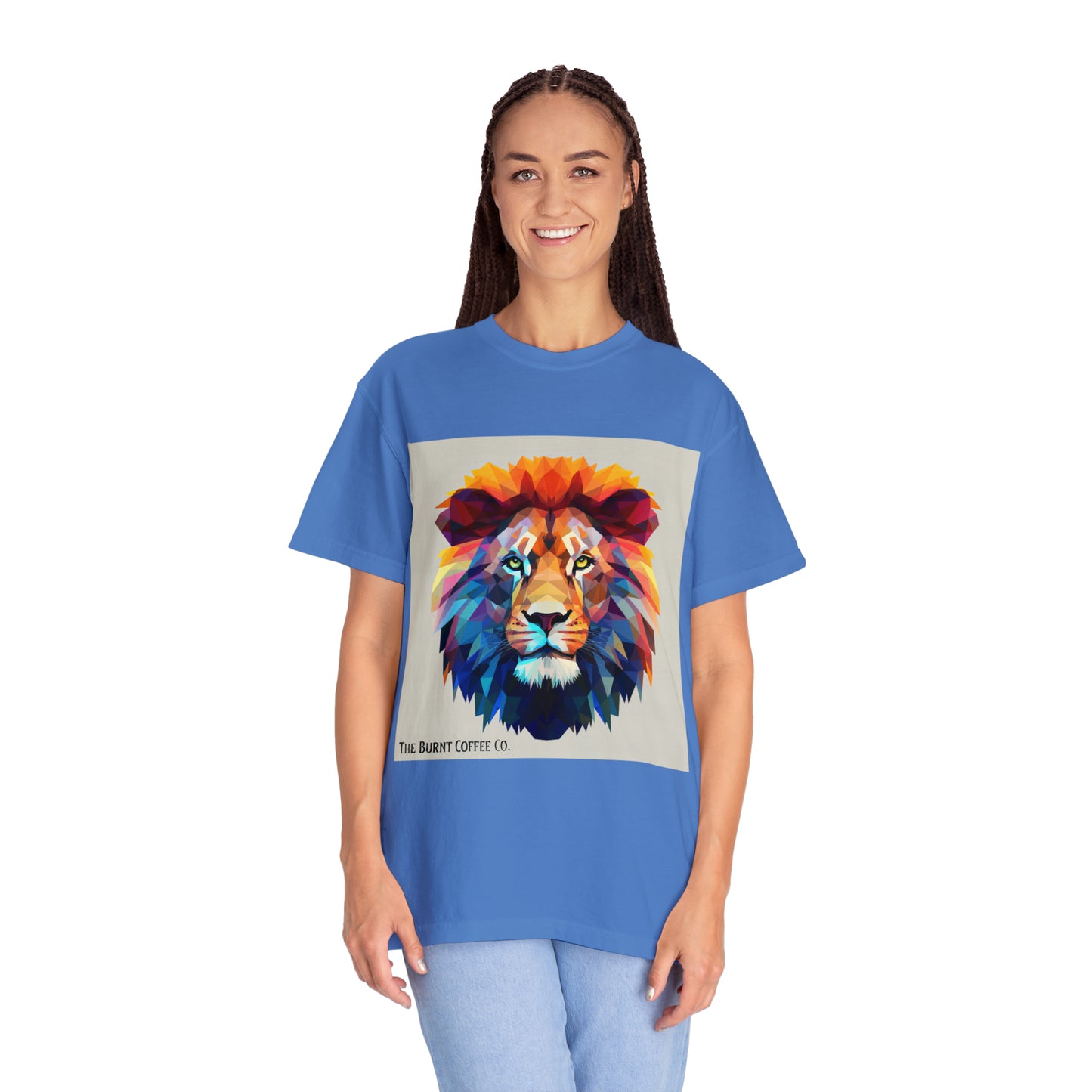 The Burnt Coffee Co. Colorful Lion T-shirt