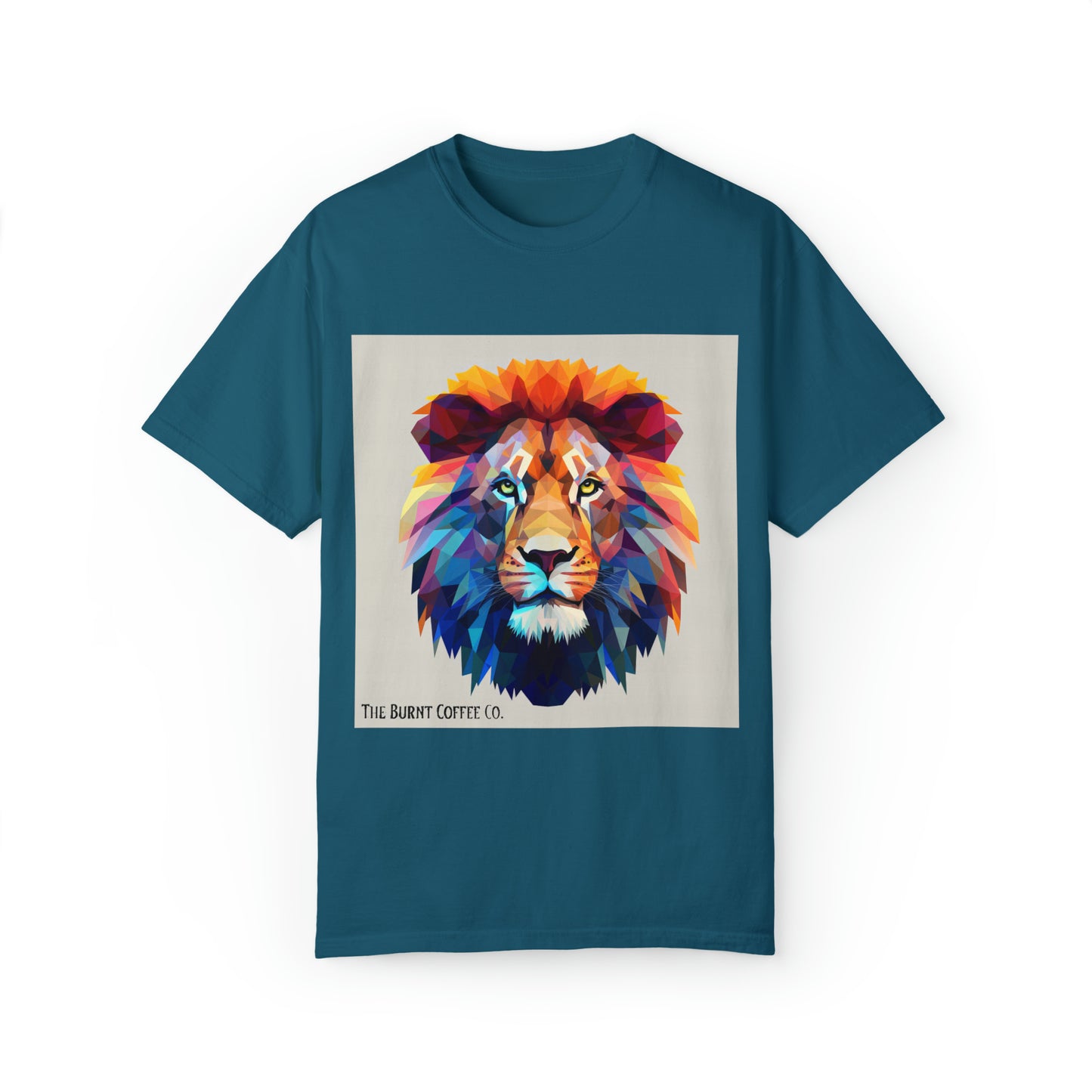 The Burnt Coffee Co. Colorful Lion T-shirt