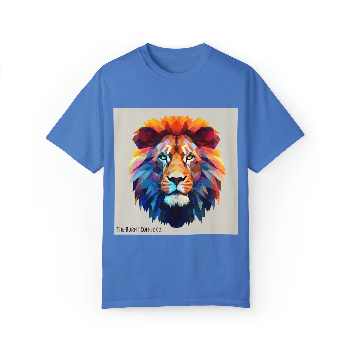 The Burnt Coffee Co. Colorful Lion T-shirt