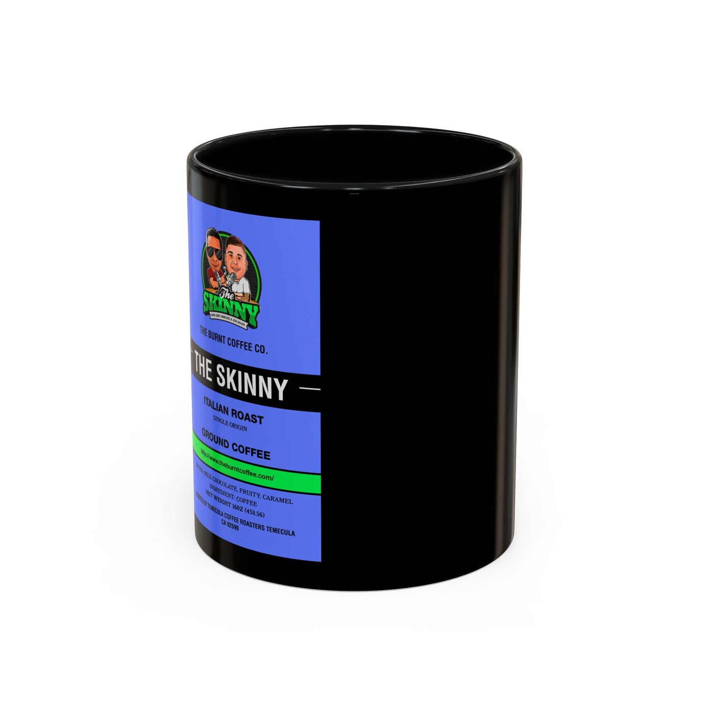 The Skinny Label Coffee Mug (11, 15oz)