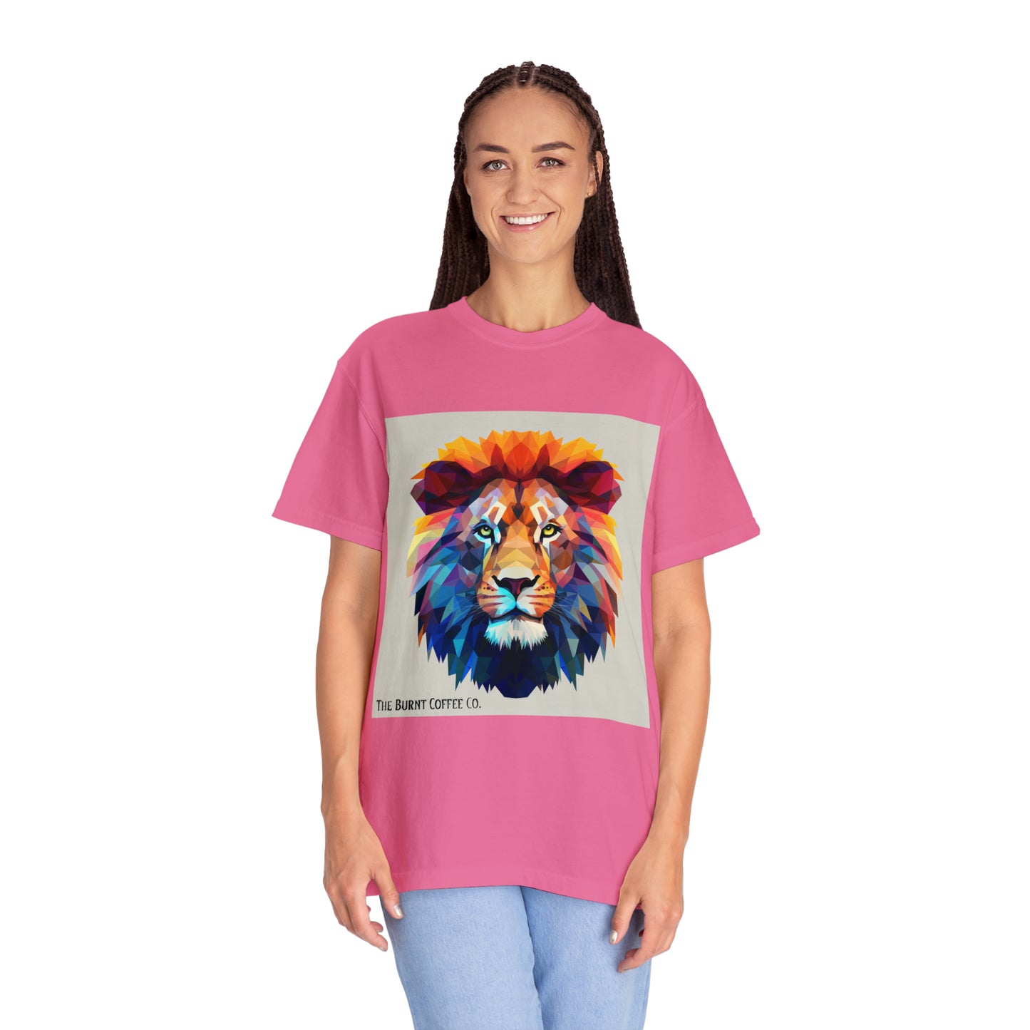 The Burnt Coffee Co. Colorful Lion T-shirt