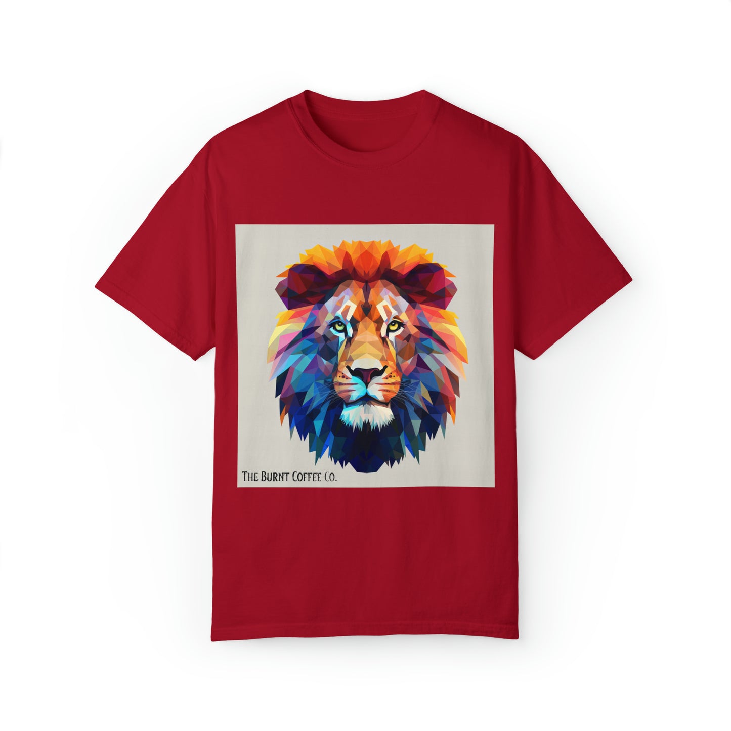 The Burnt Coffee Co. Colorful Lion T-shirt